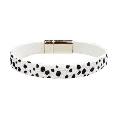 Lunghezza di cuoio fatta a mano di larghezza 18.5cm del braccialetto 0.8cm di logo dell'OEM