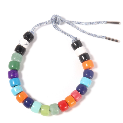 Multi colori di vetro di Crystal Forte Beads Bracelet In per stile personale di Desigy DIY in catenaccio regolabile