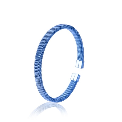 Boho disegna la norma blu-chiaro dei braccialetti UE di amicizia di acciaio inossidabile