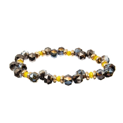 Crystal Bracelet Handmade Adjustable Size multicolore a un solo strato