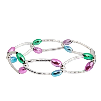 KC Crystal Bracelets elastico, retro braccialetti del braccialetto di allungamento di personalità