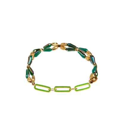 Lacrima Crystal Handmade Beads Bracelets Weaved per le collezioni di Natale
