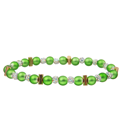 7 braccialetti fatti a mano delle perle di colori con Crystal Ball