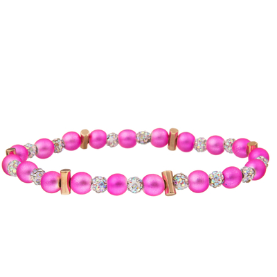 7 braccialetti fatti a mano delle perle di colori con Crystal Ball