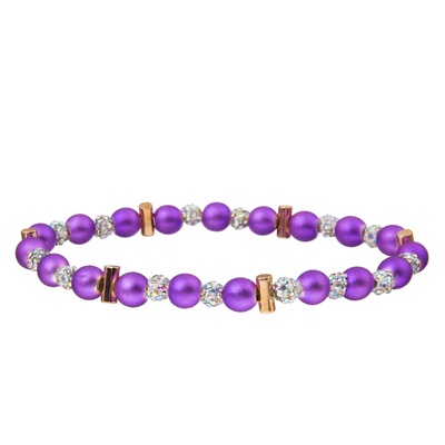 7 braccialetti fatti a mano delle perle di colori con Crystal Ball