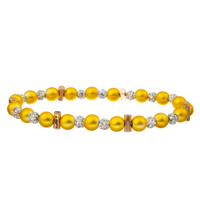 7 braccialetti fatti a mano delle perle di colori con Crystal Ball