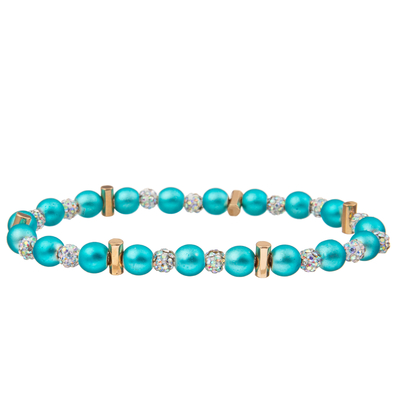 7 braccialetti fatti a mano delle perle di colori con Crystal Ball