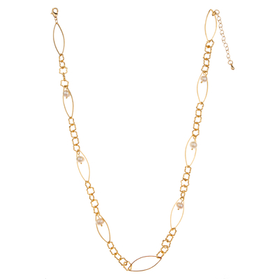 Insieme in rilievo multicolore della collana del pendente 14K del collegamento a catena dorato all'ingrosso della graffetta