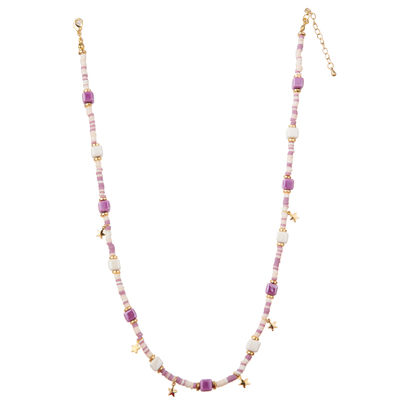 Collana dorata in rilievo multicolore del collegamento a catena 14K con la farfalla/fiore/il cuore/pendente stella/di Shell