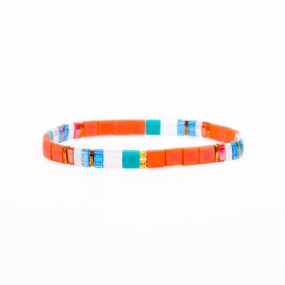 I braccialetti fatti a mano delle mattonelle di Tila allungano la norma elastica di UE per il regalo delle donne