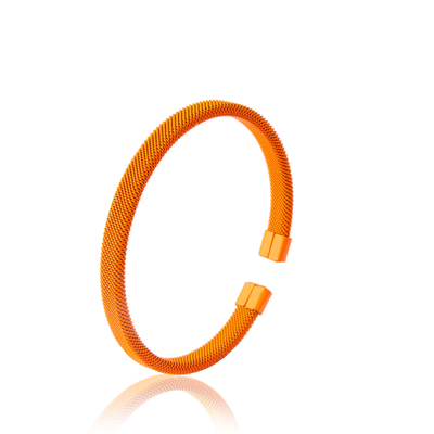 Colore arancio di acciaio inossidabile di stile della Boemia di misura adattabile dei braccialetti