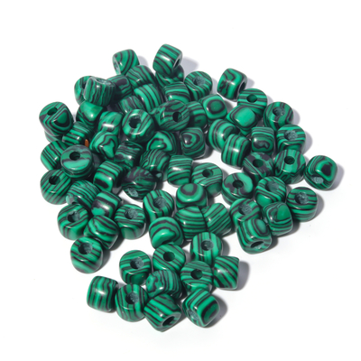 Il proprio forte della pietra preziosa di 100 colori borda 6*8mm*2.0 fora i modelli di DIY con la corda