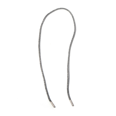 Fatto a mano di nylon del cavo 84cm dei gioielli del KC della collana libera del nichel tessuto