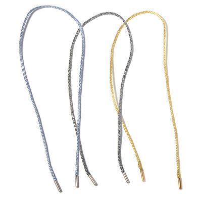 Fatto a mano di nylon del cavo 84cm dei gioielli del KC della collana libera del nichel tessuto