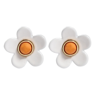 Orecchini 5g/Pair dello smalto del fiore del ODM dell'OEM variopinti per le donne