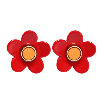Orecchini 5g/Pair dello smalto del fiore del ODM dell'OEM variopinti per le donne