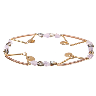 Colore dell'arcobaleno dei braccialetti a catena di Crystal Stretchy Spring Zircon Star