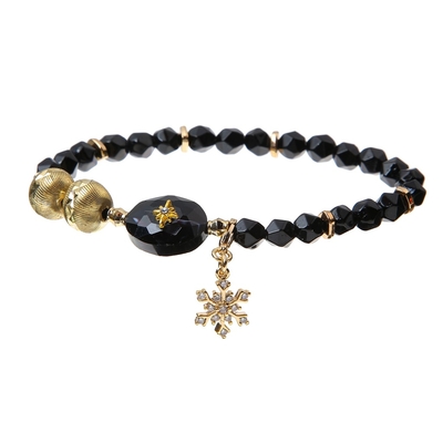 Pastello Crystal Bracelets elastico del turchese della perla con la corda lustrata di vetro delle perle