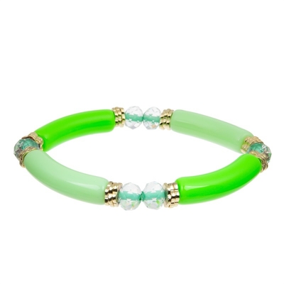 Colore verde fresco delle perle del boutique del regalo accessibile fatto a mano del braccialetto per il partito