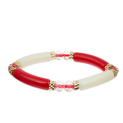 Il blocco fatto a mano borda il regalo elastico di colore della collezione primaverile del braccialetto del braccialetto per la ragazza