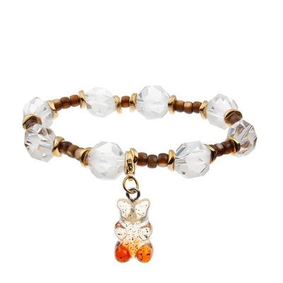I braccialetti Candy di Jelly Bear Charm Handmade Beads colorano il regalo di Brithday per la ragazza