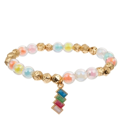 Colore di sogno di allungamento di fiaba in rilievo unisex del braccialetto con incanto dell'arcobaleno