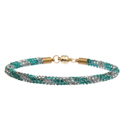 Il braccialetto di cuoio di Boho delle donne fatte a mano di stile con il catenaccio del magnete