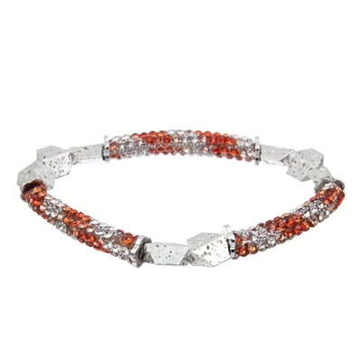 Colore metallico d'argento di Lava Zircon Bar Bracelet Multi per il regalo di Brithday