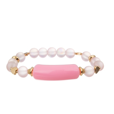 L'oro rosa di San Valentino pavimenta il braccialetto di Antivari personalizza il nome per l'amica