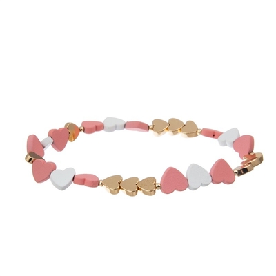 L'oro rosa di San Valentino pavimenta il braccialetto di Antivari personalizza il nome per l'amica