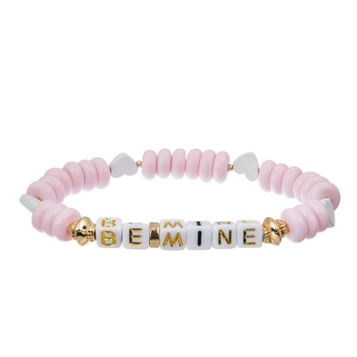 L'oro rosa di San Valentino pavimenta il braccialetto di Antivari personalizza il nome per l'amica