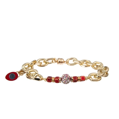 Regalo magnetico di San Valentino dell'insieme del braccialetto del collegamento a catena di incanto del cuore di amore