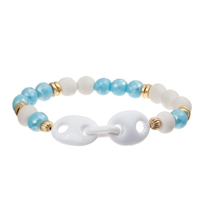 Braccialetto di Crystal Glass Masterfully Crafted Beads per amicizia Lucky Jewelry delle ragazze