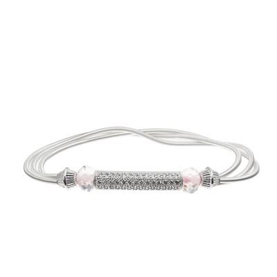 Zircone quadrato Crystal Stretchy Beads Handmade Bracelet per il gioco di partito delle donne