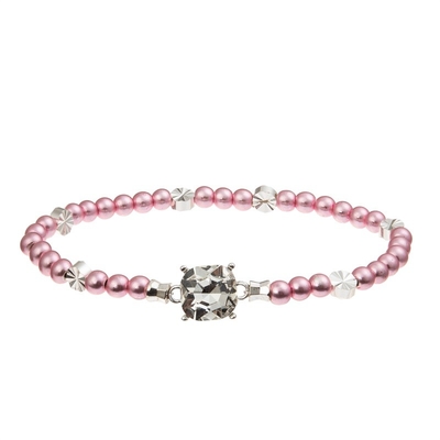 Zircone quadrato Crystal Stretchy Beads Handmade Bracelet per il gioco di partito delle donne