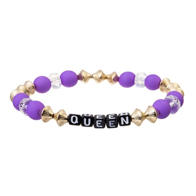 Il seme porpora protegge l'insieme fatto a mano di stile di Boho dei braccialetti della perla